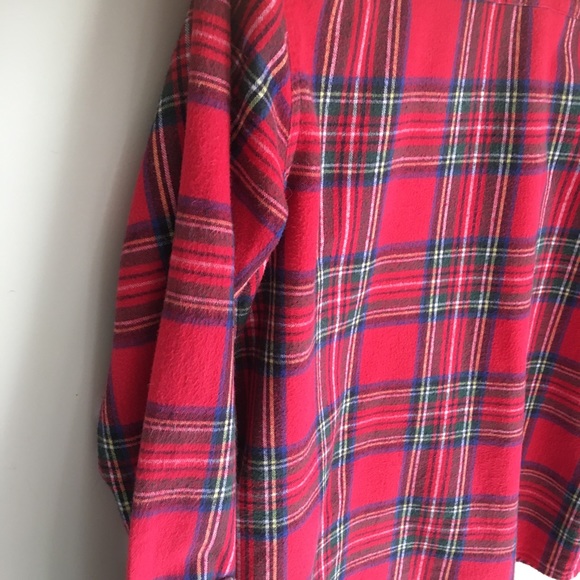 L.L.Bean classic plaid cotton flannel - Picture 12 of 14